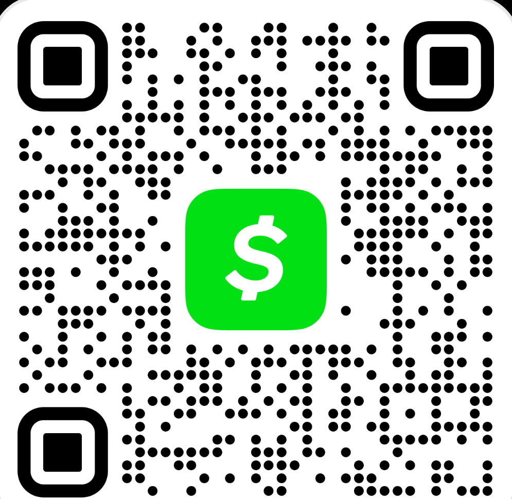 Cash App payment QR code